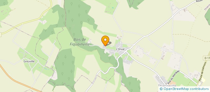 localisation de l'entreprise MONSIEUR MATHIEU DUFRESNE  THIERGEVILLE