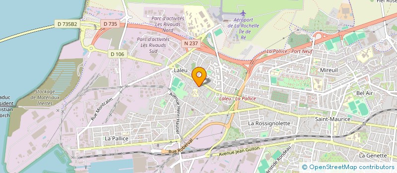 localisation de l'entreprise MONSIEUR MATHIEU DUHEZ  LA ROCHELLE