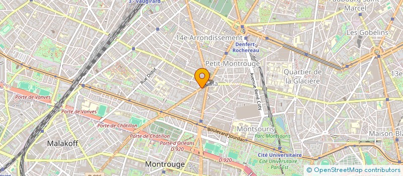 localisation de l'entreprise MONSIEUR MATHIEU DULHOSTE  PARIS