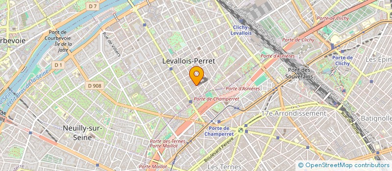localisation de l'entreprise MONSIEUR MATHIEU DUMAS à LEVALLOIS-PERRET