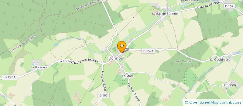 localisation de l'entreprise MONSIEUR MATHIEU DUMONT  BONNIL