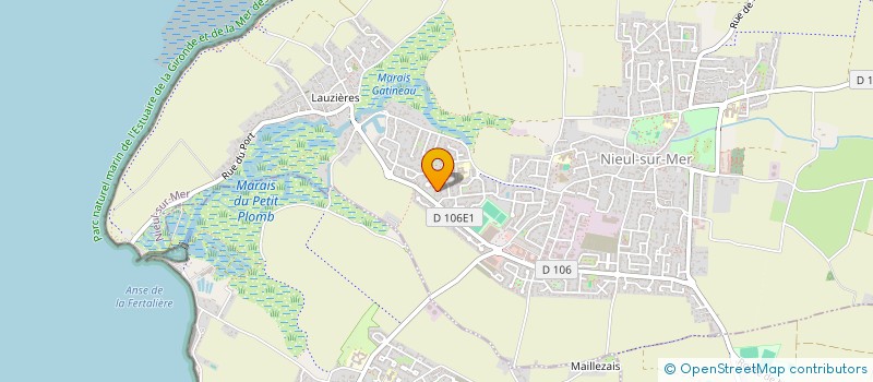 localisation de l'entreprise MONSIEUR MATHIEU DUNOGUIEZ  NIEUL-SUR-MER