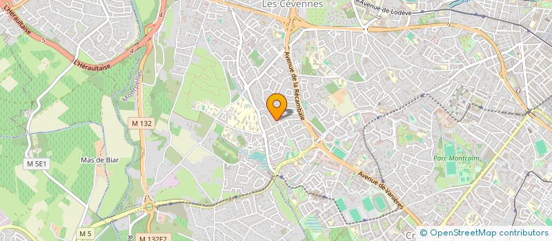 localisation de l'entreprise MONSIEUR MATHIEU DUPARCQ à MONTPELLIER