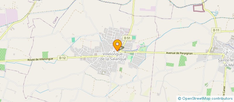 localisation de l'entreprise MONSIEUR MATHIEU DUPIN  VILLELONGUE-DE-LA-SALANQUE
