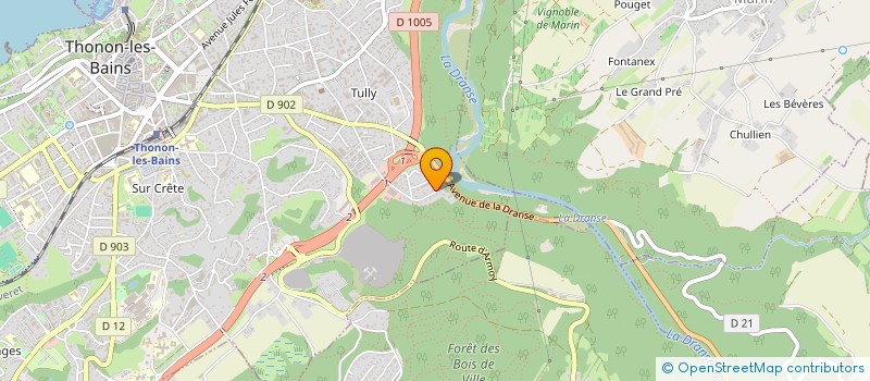 localisation de l'entreprise MONSIEUR MATHIEU DUPONT à THONON-LES-BAINS