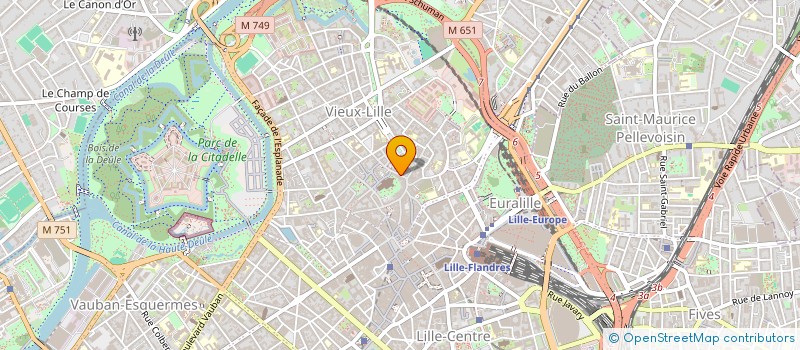 localisation de l'entreprise MONSIEUR MATHIEU DUPRE à LILLE