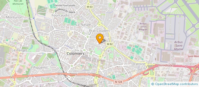 localisation de l'entreprise MONSIEUR MATHIEU DUPREZ à COLOMIERS