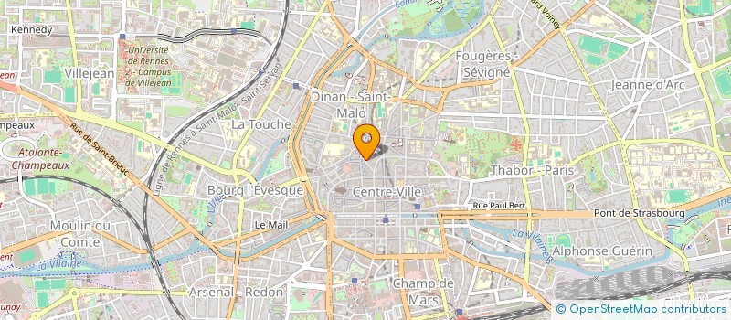 localisation de l'entreprise MONSIEUR MATHIEU DURAND à RENNES