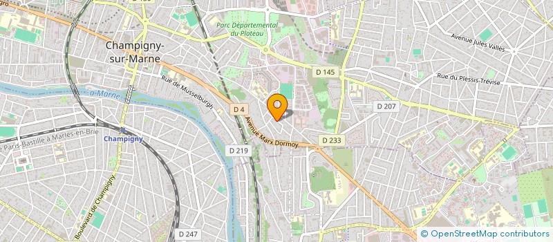 localisation de l'entreprise MONSIEUR MATHIEU DURANTY à CHAMPIGNY-SUR-MARNE