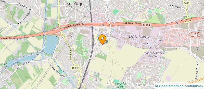 localisation de l'entreprise MONSIEUR MATHIEU DURIEUX à BRETIGNY-SUR-ORGE