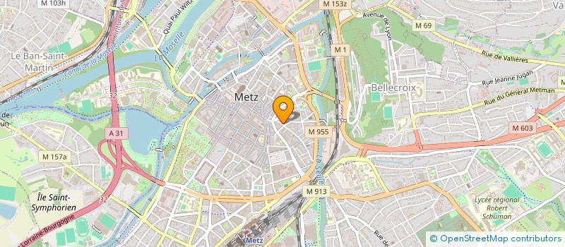 localisation de l'entreprise MONSIEUR MATHIEU DUSSAILLANT  METZ