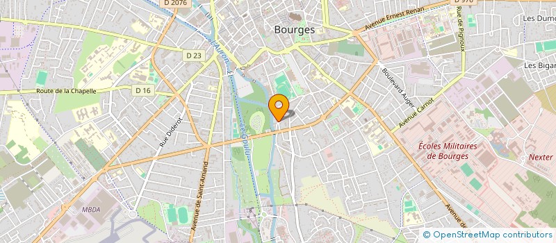 localisation de l'entreprise MONSIEUR MATHIEU DUSSER  BOURGES