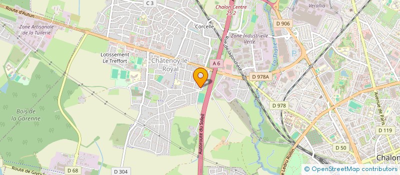 localisation de l'entreprise MONSIEUR MATHIEU DUTHEL  CHATENOY-LE-ROYAL