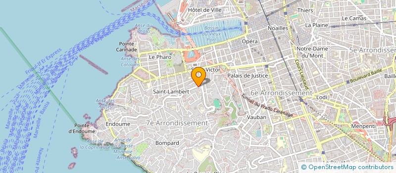 localisation de l'entreprise MONSIEUR MATHIEU DUTHOIT à MARSEILLE