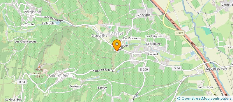 localisation de l'entreprise MONSIEUR MATHIEU DUTRON à DAVAYE