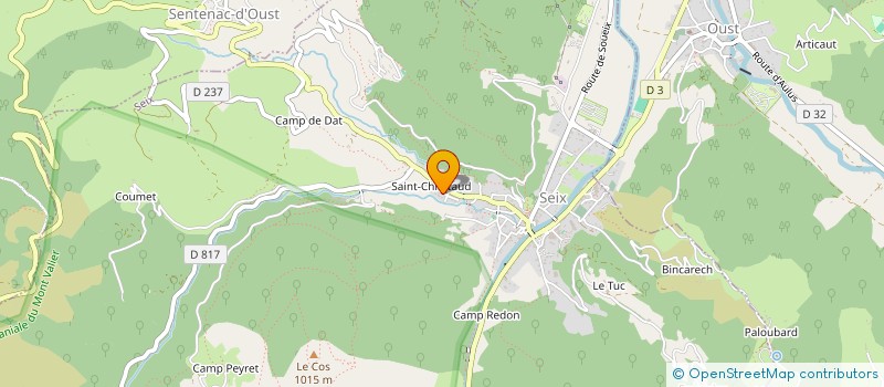 localisation de l'entreprise MONSIEUR MATHIEU DYBEK à SEIX