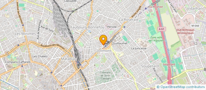 localisation de l'entreprise MONSIEUR MATHIEU EGLE à TOULOUSE