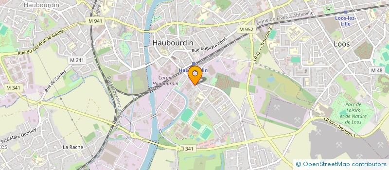 localisation de l'entreprise MONSIEUR MATHIEU EL KHATTABI à HAUBOURDIN