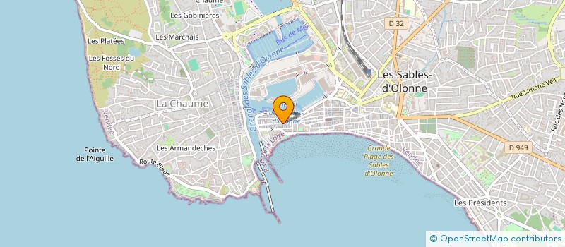 localisation de l'entreprise MONSIEUR MATHIEU ESCOBAR à LES SABLES-D'OLONNE