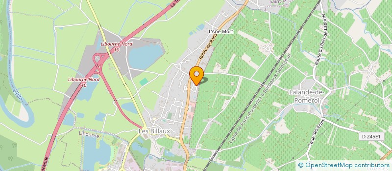 localisation de l'entreprise MONSIEUR MATHIEU ESTEVE  LES BILLAUX