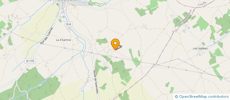 localisation de l'entreprise MONSIEUR MATHIEU ETIEN  CHATEAUVIEUX