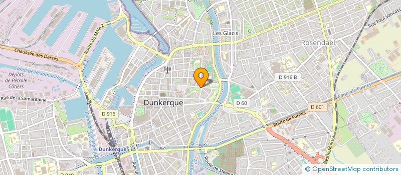 localisation de l'entreprise MONSIEUR MATHIEU EVRARD à DUNKERQUE
