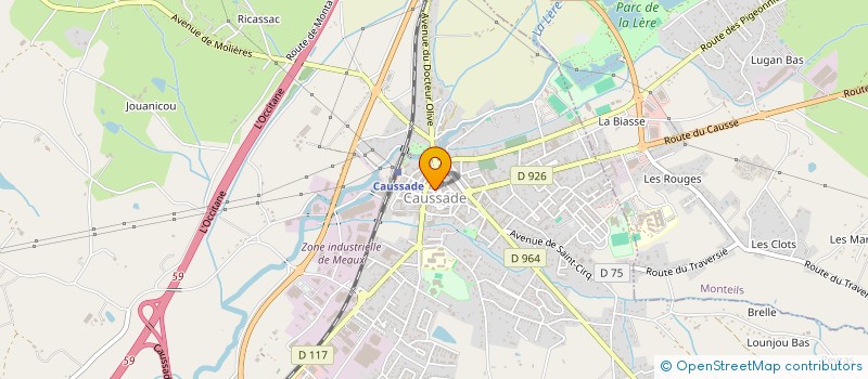 localisation de l'entreprise MONSIEUR MATHIEU EXPOSTO à CAUSSADE
