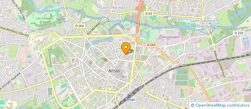 localisation de l'entreprise MONSIEUR MATHIEU FABER à ARRAS
