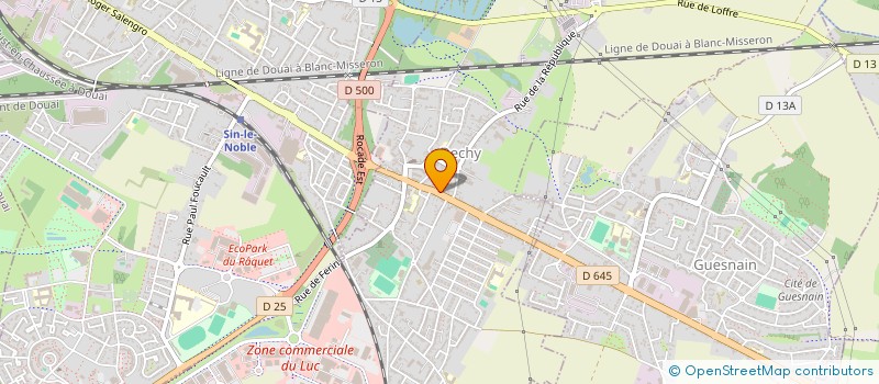 localisation de l'entreprise MONSIEUR MATHIEU FABER  DECHY