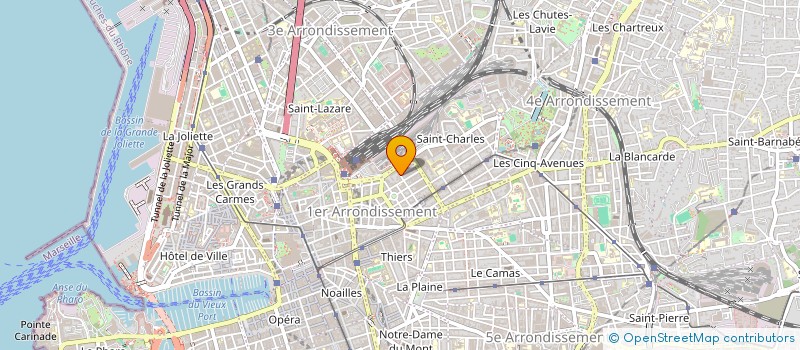 localisation de l'entreprise MONSIEUR MATHIEU FABRE à MARSEILLE