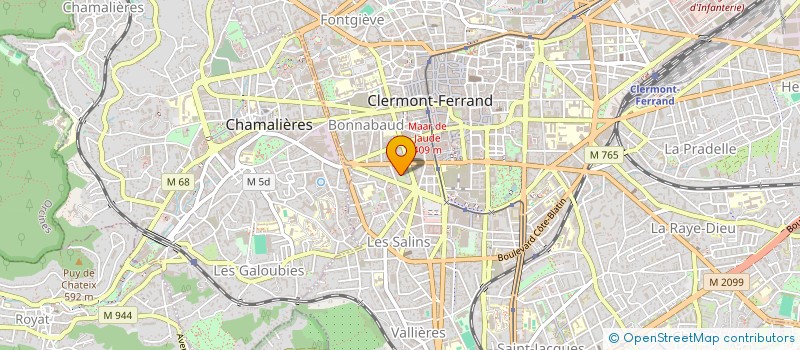 localisation de l'entreprise MONSIEUR MATHIEU FAFOURNOUX  CLERMONT-FERRAND