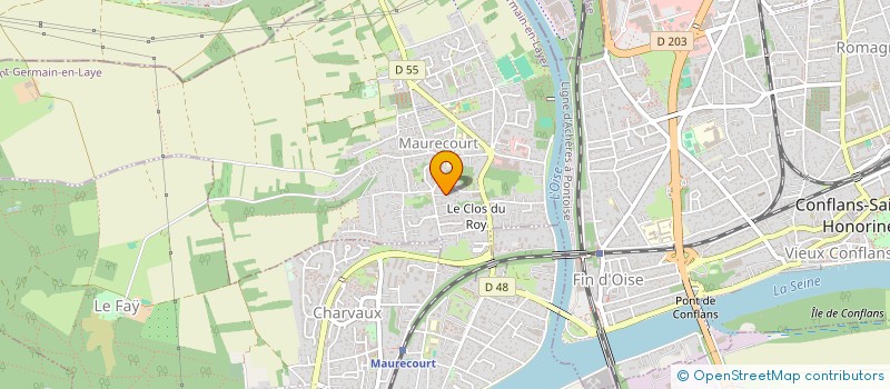 localisation de l'entreprise MONSIEUR MATHIEU FAINET  MAURECOURT