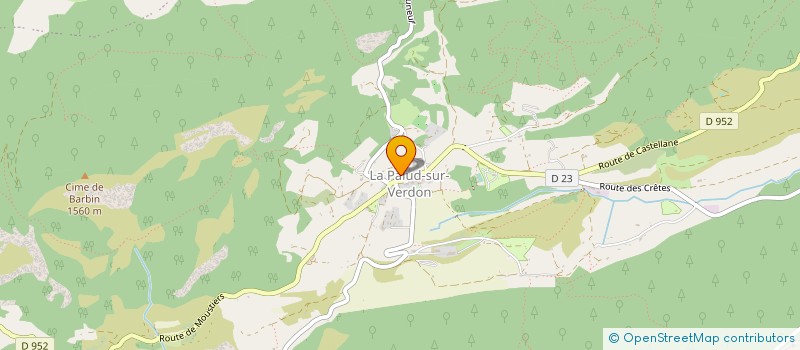 localisation de l'entreprise MONSIEUR MATHIEU FANEAU à LA PALUD SUR VERDON