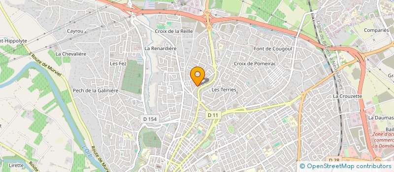 localisation de l'entreprise MONSIEUR MATHIEU FARATS à BEZIERS
