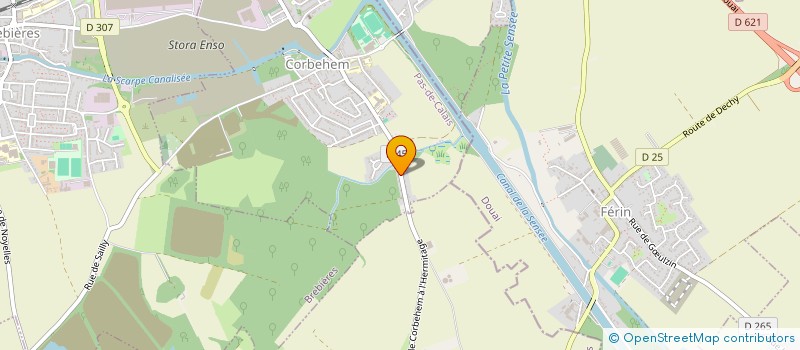 localisation de l'entreprise MONSIEUR MATHIEU FARDOUX  CORBEHEM