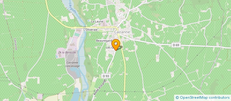 localisation de l'entreprise MONSIEUR MATHIEU FARENC  CAIRANNE