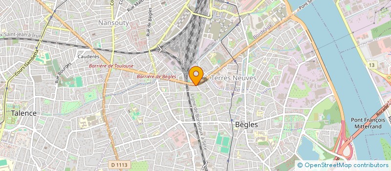 localisation de l'entreprise MONSIEUR MATHIEU FAURE à BEGLES