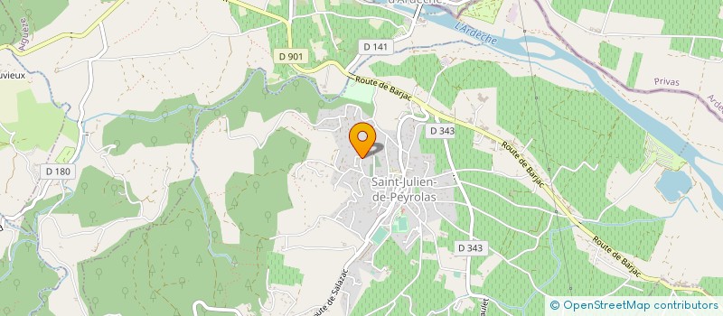 localisation de l'entreprise MONSIEUR MATHIEU FAURE  SAINT-JULIEN-DE-PEYROLAS