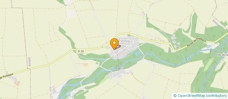 localisation de l'entreprise MONSIEUR MATHIEU FAUREAU à ESTOUY