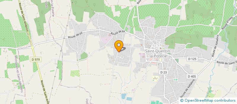 localisation de l'entreprise MONSIEUR MATHIEU FAUVE  SAINT-QUENTIN-LA-POTERIE