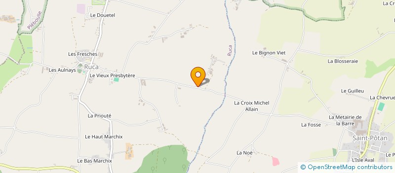 localisation de l'entreprise MONSIEUR MATHIEU FAVREL  RUCA