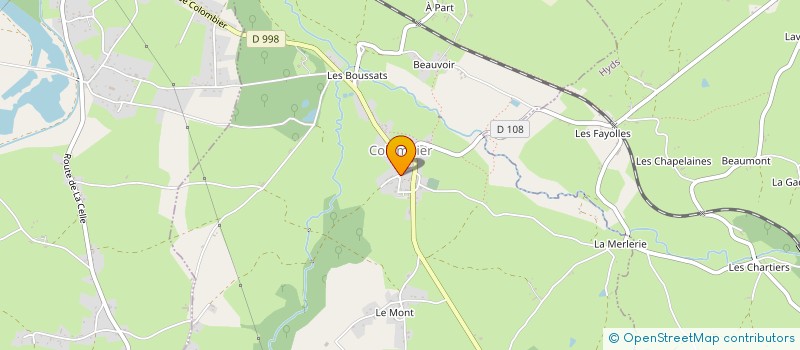 localisation de l'entreprise MONSIEUR MATHIEU FAYOLLE  COLOMBIER