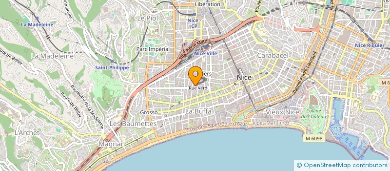 localisation de l'entreprise MONSIEUR MATHIEU FERLA à NICE