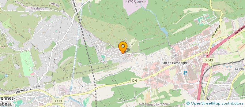 localisation de l'entreprise MONSIEUR MATHIEU FERRANDI à LES PENNES-MIRABEAU