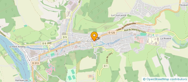 localisation de l'entreprise MONSIEUR MATHIEU FERRE  LES ANDELYS