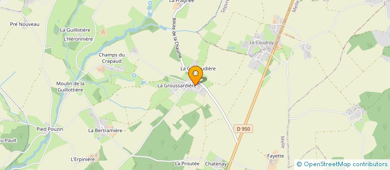 localisation de l'entreprise MONSIEUR MATHIEU FERRON  MELLE