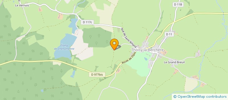 localisation de l'entreprise MONSIEUR MATHIEU FEVRE  THOISY-LA-BERCHERE