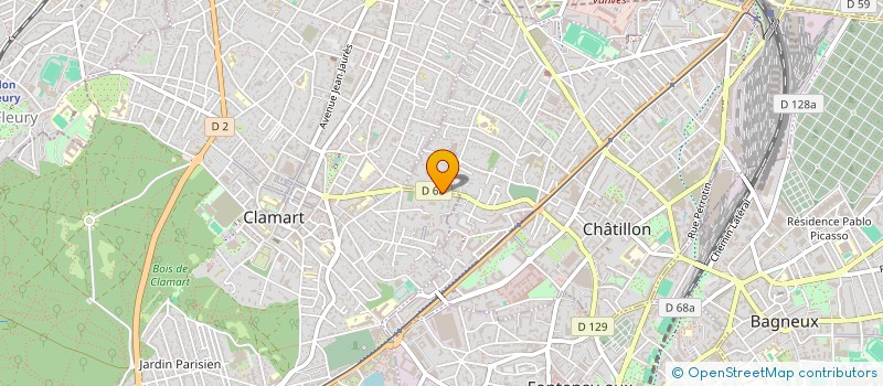 localisation de l'entreprise MONSIEUR MATHIEU FIFI à CLAMART