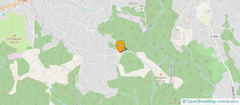 localisation de l'entreprise MONSIEUR MATHIEU FLEURY  SEILLANS