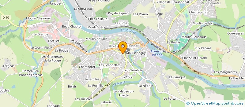 localisation de l'entreprise MONSIEUR MATHIEU FLORES  AIXE-SUR-VIENNE